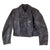 Original German WWII Luftwaffe Pilot / Panzer Tanker Style Private Purchase Double Breasted Brown Leather Jacket Original Items