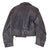 Original German WWII Luftwaffe Pilot / Panzer Tanker Style Private Purchase Double Breasted Brown Leather Jacket Original Items