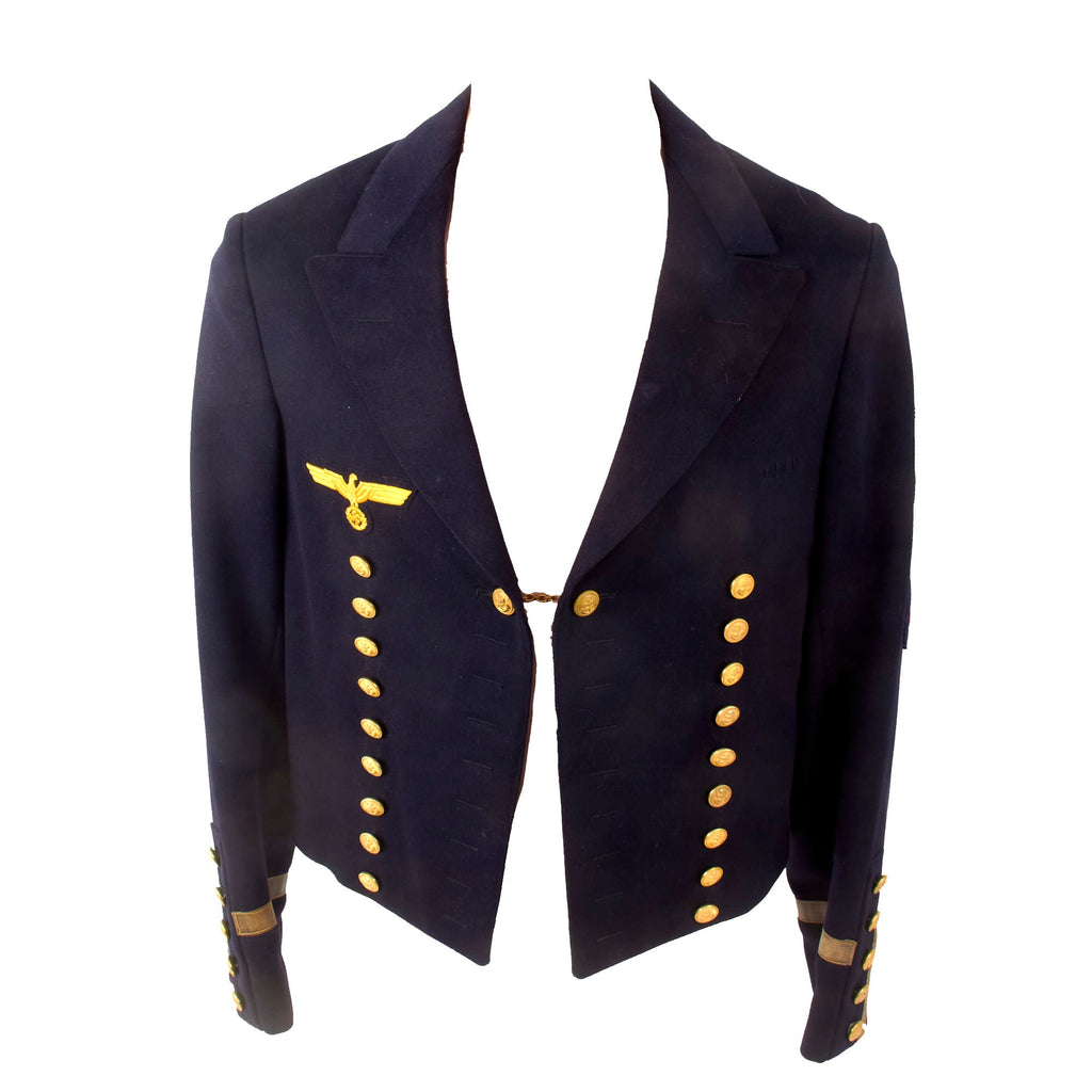 Original German Pre WWII Kriegsmarine Flak Gun Captain Petty Officer’s Evening Dress "Monkey" Jacket Dated 1936 - Oberbootsmannmaat Affenjacke Original Items