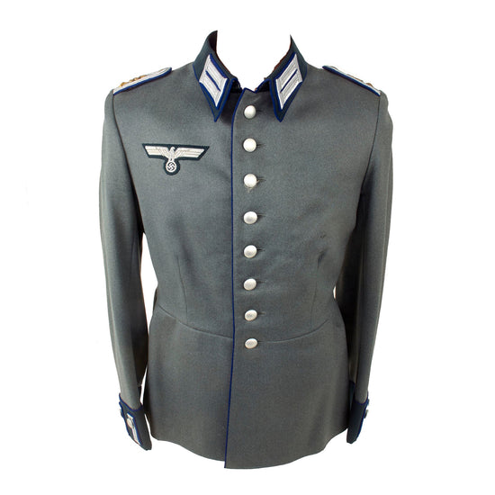 Original German WWII Named Heer Army Medical Assistenzarzt Officer M35 Waffenrock Dress Tunic - dated 1938 Original Items