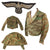 Original German WWII Field Workshop Produced Camouflage Panzer Wrap Tunic Made From Splinter Pattern Zeltbahn Fabric Original Items