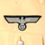 Original German WWII Heer Army Staff Oberst Officer White M36 Dress Uniform Tunic with Bullion Breast Eagle Original Items