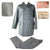 Original German Kriegsmarine U-Boat Double Breasted Leather Jacket and Trouser Set with Marineamt Embossing Markings - Dated 1942 Original Items