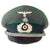 Original German WWII Heer Army Gebirgsjäger Mountain Trooper Officer Schirmmütze Visor Cap with Edelweiß Badge Original Items