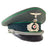 Original German WWII Heer Army Gebirgsjäger Mountain Trooper Officer Schirmmütze Visor Cap with Edelweiß Badge Original Items