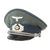Original German WWII Army Heer Medical Officer Schirmmütze Visor Cap - Marked H39 Original Items