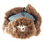 Original German WWII 1944 Dated Field Police Rabbit Fur Pelzmütze Winter Hat with RBNr. Marking - Size 58cm Original Items