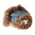 Original German WWII 1944 Dated Field Police Rabbit Fur Pelzmütze Winter Hat with RBNr. Marking - Size 58cm Original Items