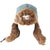 Original German WWII 1944 Dated Field Police Rabbit Fur Pelzmütze Winter Hat with RBNr. Marking - Size 58cm Original Items