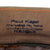 Original German WWII Heer Army Transport and Supply Troop Officers Schirmmütze Visor Crush Cap by Paul Kaps Neisse Original Items