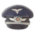 Original German WWII Luftwaffe Officer Schirmmütze Visor Cap by Ce-Ha Prima with Embroidered Bullion Insignia Original Items