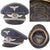 Original German WWII Luftwaffe Officer Schirmmütze Visor Cap by Ce-Ha Prima with Embroidered Bullion Insignia Original Items