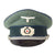 Original German WWII 1940 Dated Army Heer Medical Officer Schirmmütze Visor Cap - Size 58 Original Items