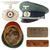 Original German WWII 1940 Dated Army Heer Medical Officer Schirmmütze Visor Cap - Size 58 Original Items