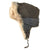 Original German WWII Eastern Front Heer Army Rabbit Fur Pelzmütze Winter Hat with Partly Detached Lining - Size 56 Original Items