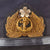 Original WWII Imperial Japanese Navy IJN Officer Visor Cap with Directly Embroidered Kanji Markings