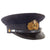 Original WWII Imperial Japanese Navy IJN Officer Visor Cap with Directly Embroidered Kanji Markings