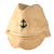 Original WWII Japanese Navy Rare White Cotton Officer’s Forage Cap Dated 1943 with Old Translation Tag Original Items