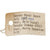 Original WWII Japanese Navy Rare White Cotton Officer’s Forage Cap Dated 1943 with Old Translation Tag Original Items