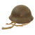 Original Japanese WWII Late War Last Ditch Type 92 Army Combat Helmet with Liner and Chinstrap - Tetsubo Original Items