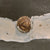 Original Imperial Japanese Army WWII Type 90 Last Ditch Helmet with Factory Badge & Recognition Stripe - Liner & Chinstrap
