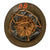 Original Imperial Japanese Army WWII Type 90 Last Ditch Helmet with Factory Badge & Recognition Stripe - Liner & Chinstrap