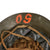 Original Imperial Japanese Army WWII Type 90 Last Ditch Helmet with Factory Badge & Recognition Stripe - Liner & Chinstrap