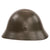 Original Imperial Japanese Army WWII Type 90 Last Ditch Helmet with Painted Kanji Under Rim - Liner & Chinstrap