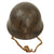 Original WWII Japanese Special Naval Landing Forces (SNLF) Helmet with Metal Badge Insignia & Liner - Partial Chinstrap Original Items