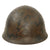 Original WWII Japanese Special Naval Landing Forces (SNLF) Helmet with Metal Badge Insignia & Liner - Partial Chinstrap Original Items