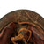 Original WWII Japanese Special Naval Landing Forces (SNLF) Helmet with Metal Badge Insignia & Liner - Partial Chinstrap Original Items
