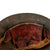 Original WWII Japanese Special Naval Landing Forces (SNLF) Helmet with Metal Badge Insignia & Liner - Partial Chinstrap Original Items