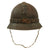 Original WWII Imperial Japanese Unusual Medieval-Style Civil Defense Helmet with Steel Trim & Liner - Maker-Marked Original Items
