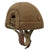 Original Japanese WWII Imperial Japanese Army Tanker Helmet with Markings - Heavy Service Wear Original Items
