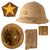 Original Imperial Japanese Army WWII Type 98 Sun Pith Helmet - Dated 1943 Original Items