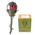 Original U.S. WWII Army Air Forces Aviator Flight Helmet Set - M-1944 Goggles, A-14 Mask with Box, A-11 Helmet, and Throat Mic Original Items