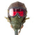 Original U.S. WWII Army Air Forces Aviator Flight Helmet Set - M-1944 Goggles, A-14 Mask with Box, A-11 Helmet, and Throat Mic Original Items