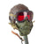 Original U.S. WWII Army Air Forces Aviator Flight Helmet Set - M-1944 Goggles, A-14 Mask with Box, A-11 Helmet, and Throat Mic Original Items