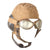Original German WWII Luftwaffe LKp S101 Summer Flying Helmet with Communications Equipment & Period Flying Goggles - Size 57