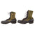Original U.S. Vietnam War Jungle Boots - Rare 2nd Pattern - Size 11N - Dated October 1965