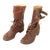 Original U.S. WWII M1943 Double Buckle Combat Service-Worn Boots - Mis-Matched Sizes 7 ½ B & 7 ½ C
