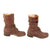 Original U.S. WWII M1943 Double Buckle Combat Service-Worn Boots - Mis-Matched Sizes 7 ½ B & 7 ½ C