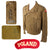 Original Polish WWII Canadian-Made Polkovnik Colonel Officer’s Battledress Uniform with Poland Shoulder Tabs - Dated 1943 Original Items