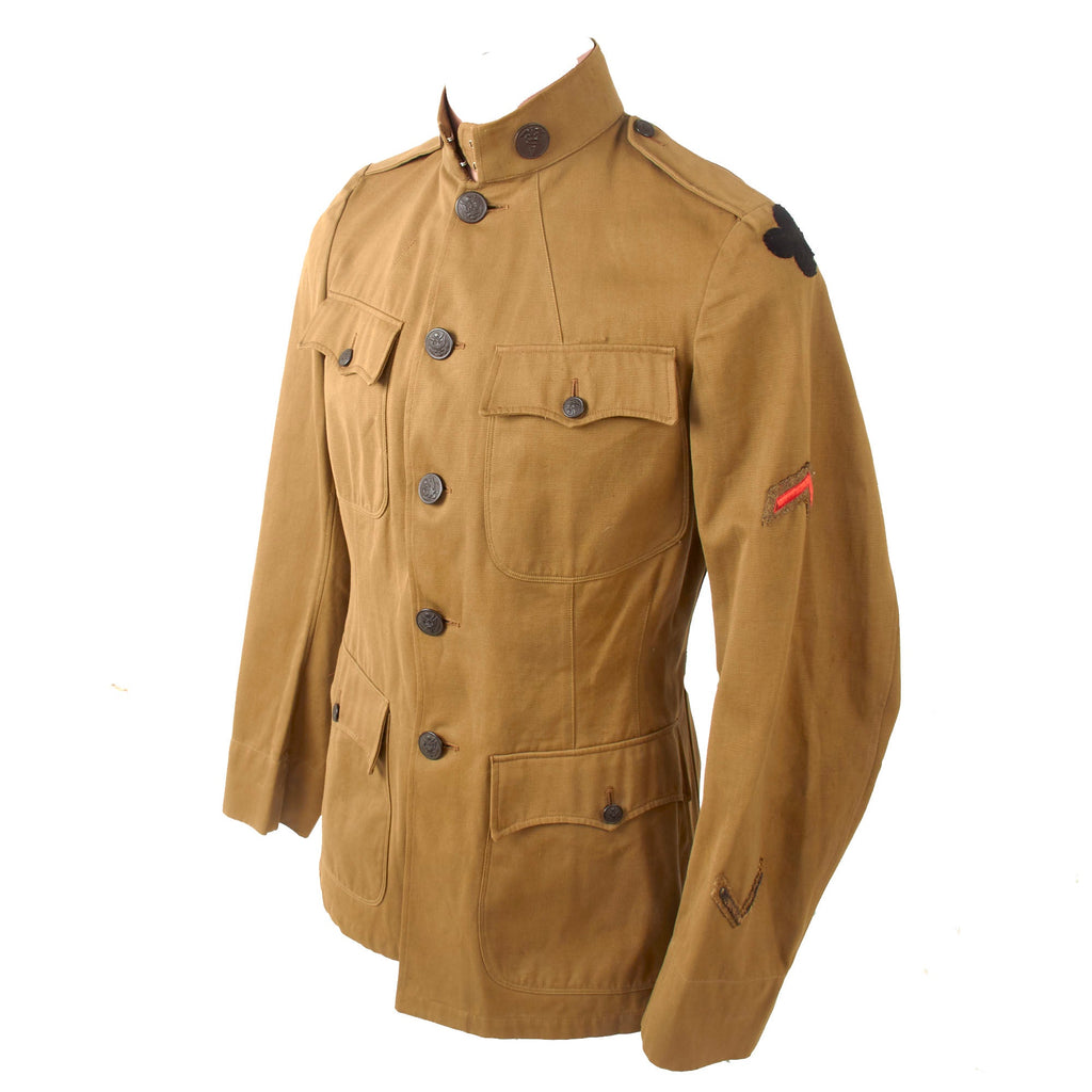 Original U.S. WWI US Army 88th Division Medic’s Private Purchase Uniform Jacket - “Clover Leaf Division” Original Items