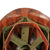 Original U.S. Korean War USMC M1 Helmet with Westinghouse / CAPAC Liner and Heavily Repaired 1st Pattern USMC Camouflage “Frogskin” Cover - Complete Original Items