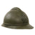 Original Rare Russian WWI 2nd Issue M-1915 French Adrian Helmet with Russian Plate & Liner - Painted Green Original Items