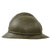 Original Rare Russian WWI 2nd Issue M-1915 French Adrian Helmet with Russian Plate & Liner - Painted Green Original Items