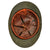 Original Rare Russian WWI 2nd Issue M-1915 French Adrian Helmet with Russian Plate & Liner - Painted Green Original Items