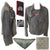 Original German WWII Rare Heer HBT Panzer Wrapper Unteroffizier NCO Uniform Tunic Dated 1944 with Iron Cross Ribbon - Panzer Wrap Original Items