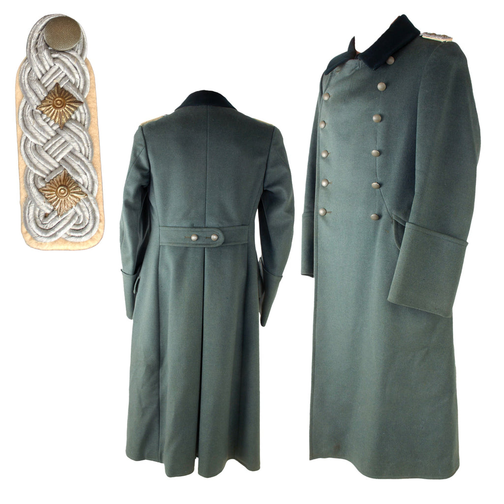 Original German WWII Heer Army Infantry Oberst Officer's Wool M36 Greatcoat Original Items